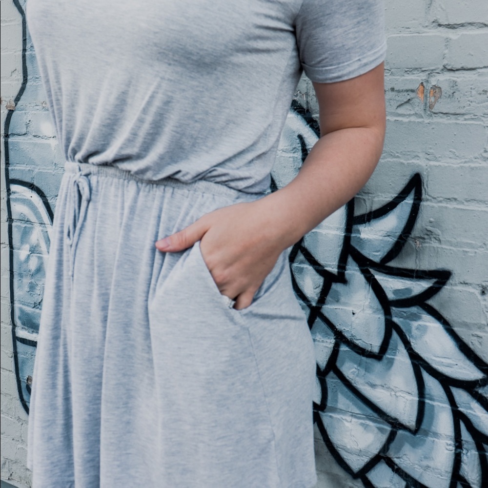 Grey Spring Fever Dress - Picture 2 of 3